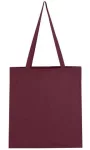 Vászon táska hosszú füllel - bordó