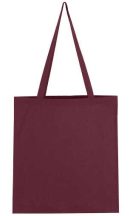 Vászon táska hosszú füllel - bordó