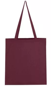 Vászon táska hosszú füllel - bordó