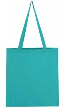 Vászon táska hosszú füllel - türkiz / türkiz