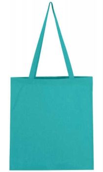 Vászon táska hosszú füllel - türkiz / türkiz