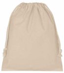 Cotton pocket square 10x14cm natural