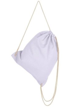 Cotton pocket / backpack - fehér