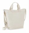 Helena cotton shoulder bag 40x38x14cm - natural
