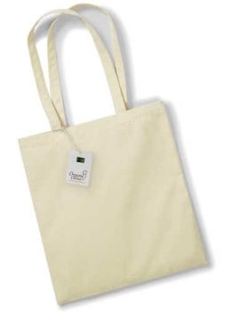 Organic EarthAware cotton bag 340g - natural / natur