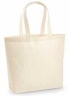Cotton bag with Maxi bottom 200g - natural / natur