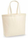 Cotton bag with Maxi bottom 200g - natural / natur