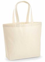 Cotton bag with Maxi bottom 200g - natural / natur