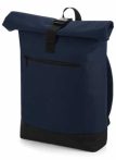 Rolling backpack with pocket - dark kék / navy