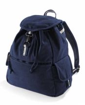   Camel Canvas Backpack with Pockets - sötét kék / sötétkék