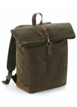 Heritage Canvas buckle backpack - olive green