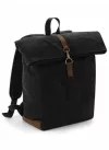 Heritage Canvas buckle backpack - fekete / fekete