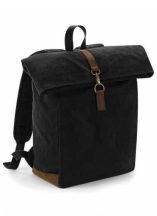 Heritage Canvas buckle backpack - fekete / fekete