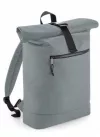 Recycled roll-top backpack – grey / light grey