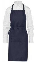 Pamut kötény zsebekkel 200g - sötétkék / navy