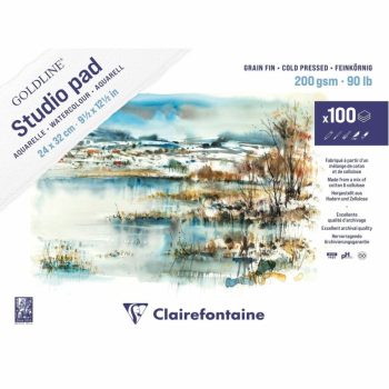 Pad for watercolor Goldline 24x32cm 200g, 100 lap