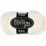 100% pamut fonal, 50g - fehér