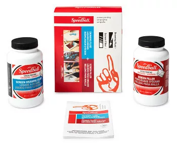 Fedő készlet szitanyomáshoz Speedball Kit 2x237ml