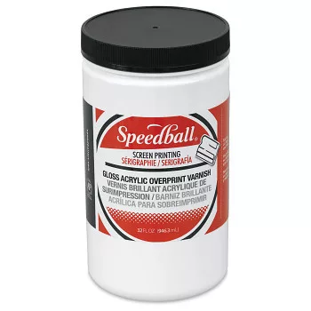 Fényes lakk szitanyomó tintákhoz Speedball 946ml