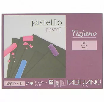 Pasztell tömb Tiziano fekete 30.5x41cm 160g
