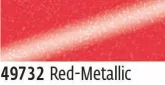   Gyertyafilc gyertyák dekorálásához 29ml – 32 Metallic Red