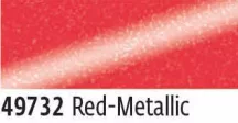   Gyertyafilc gyertyák dekorálásához 29ml – 32 Metallic Red