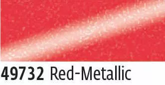 Gyertyafilc gyertyák dekorálásához 29ml – 32 Metallic Red