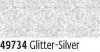 Gyertyafilc gyertyák dekorálásához 29ml – 34 Glitter Silver