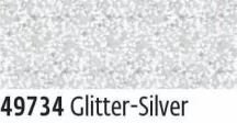   Gyertyafilc gyertyák dekorálásához 29ml – 34 Glitter Silver
