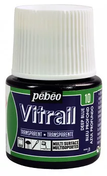 Glass paint Vitrail 45ml - 10 dark kék