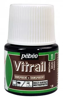 Vitrail glass paint 45ml - 11 brown Vitrail glass paint 45ml - 11 brown