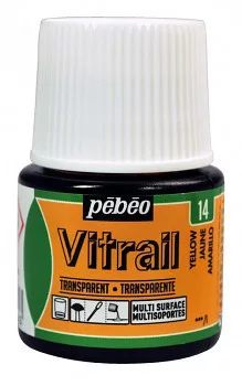 Vitrail glass paint 45ml - 14 yellow primary