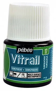 Vitrail glass paint 45ml - 17 turquoise