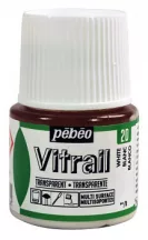 Vitrail glass paint 45ml - 20 fehér