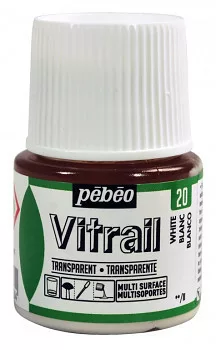 Vitrail glass paint 45ml - 20 fehér