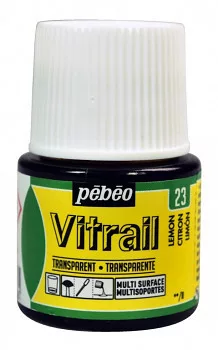Vitrail glass paint 45ml - 23 lemon yellow Vitrail glass paint 45ml - 23 lemon yellow