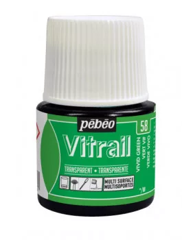 Vitrail üvegfesték 45ml - 58 mélyzöld