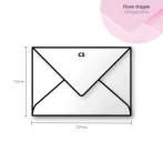 Paper envelope Pollen C5 162x229mm Dragee pink Paper envelope Pollen C5 162x229mm Dragee pink
