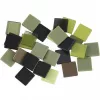Mozaik zöld-barna 1x1cm 25g