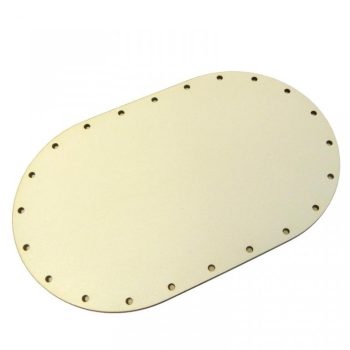 Oval bottom for knitting baskets 11x18cm