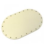 Oval bottom for knitting baskets 12x20cm