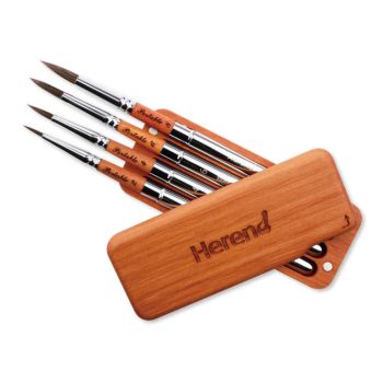 Utazó ecsetek készlete Herend 521 mókus 4 db