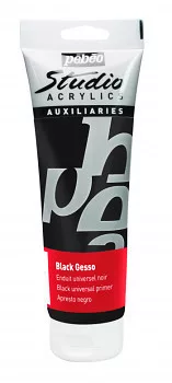 Fekete ragasztó Pébéo studio 250ml