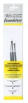 Winsor Newton acrylic brush set 3 pcs
