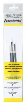 Winsor Newton acrylic brush set 3 pcs