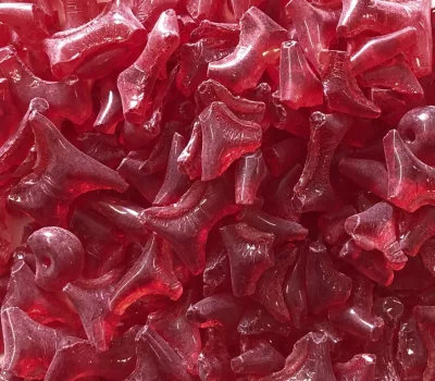 Alacsony olvadáspontú üveg 0,5 kg - átlátszó piros