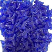 Alacsony olvadáspontú üveg 0,5 kg - átlátszó kék