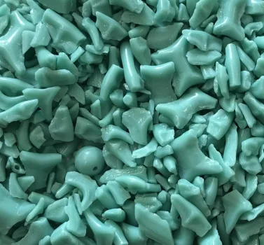 Alacsony olvadáspontú üveg 0,5 kg - kékzöld Alacsony olvadáspontú üveg 0,5 kg - kékzöld