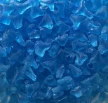   Alacsony olvadáspontú üveg 0,5kg - sötét türkiz átlátszó