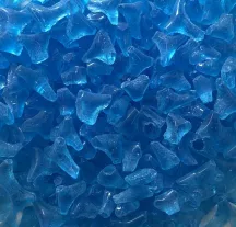   Alacsony olvadáspontú üveg 0,5kg - sötét türkiz átlátszó